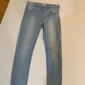 Forever 21 skinny jeggings size small light blue